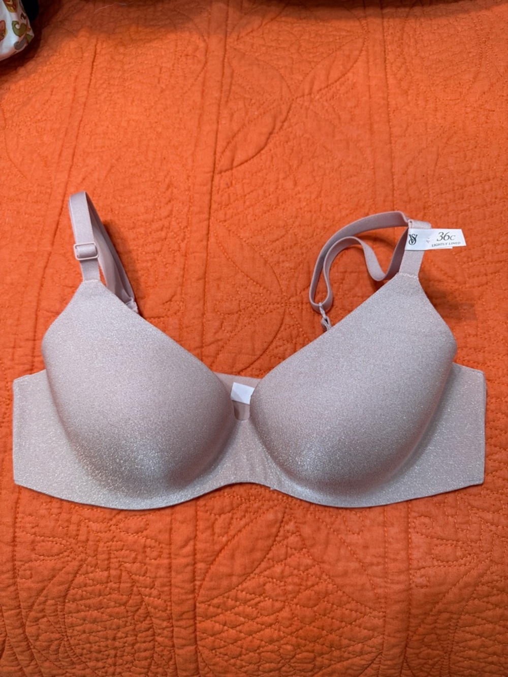 Victoria’s Secret Everyday Smooth T-Shirt Bra Pink Shimmer 36C